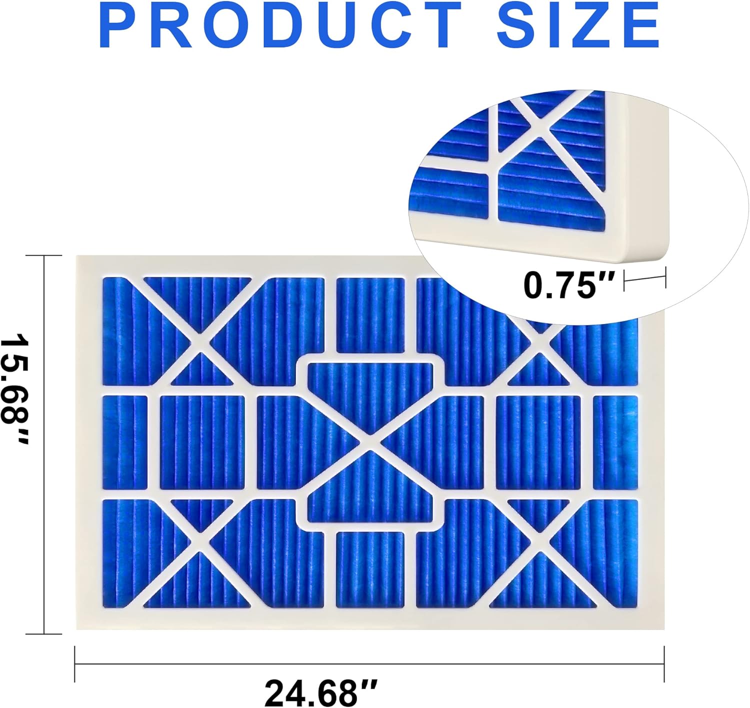 Filtro Electrostático Reutilizable MERV 13 LEKEN 16x25x1 – Kit HVAC con Marco ABS y 12 Medios de Repuesto - Image 9
