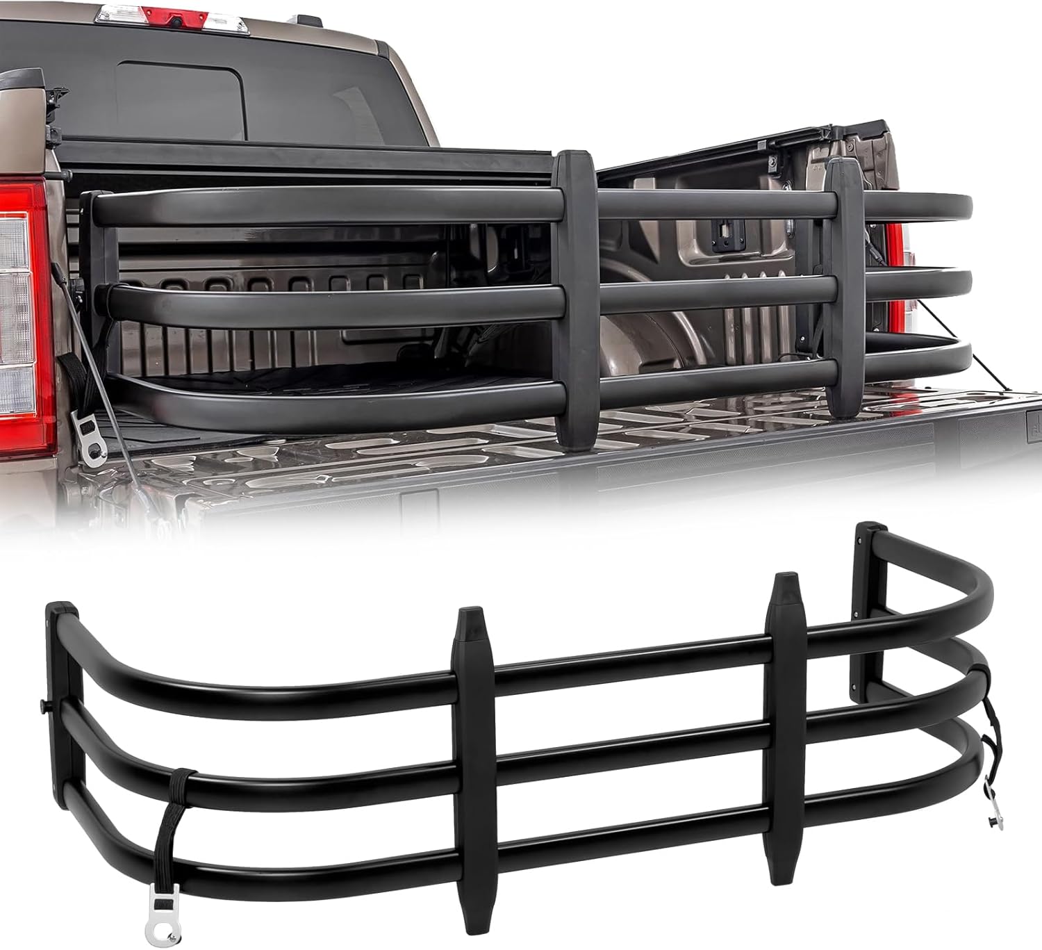 Extensión universal de cama para camioneta – LOX ROX | Extensor de puerta trasera aluminio