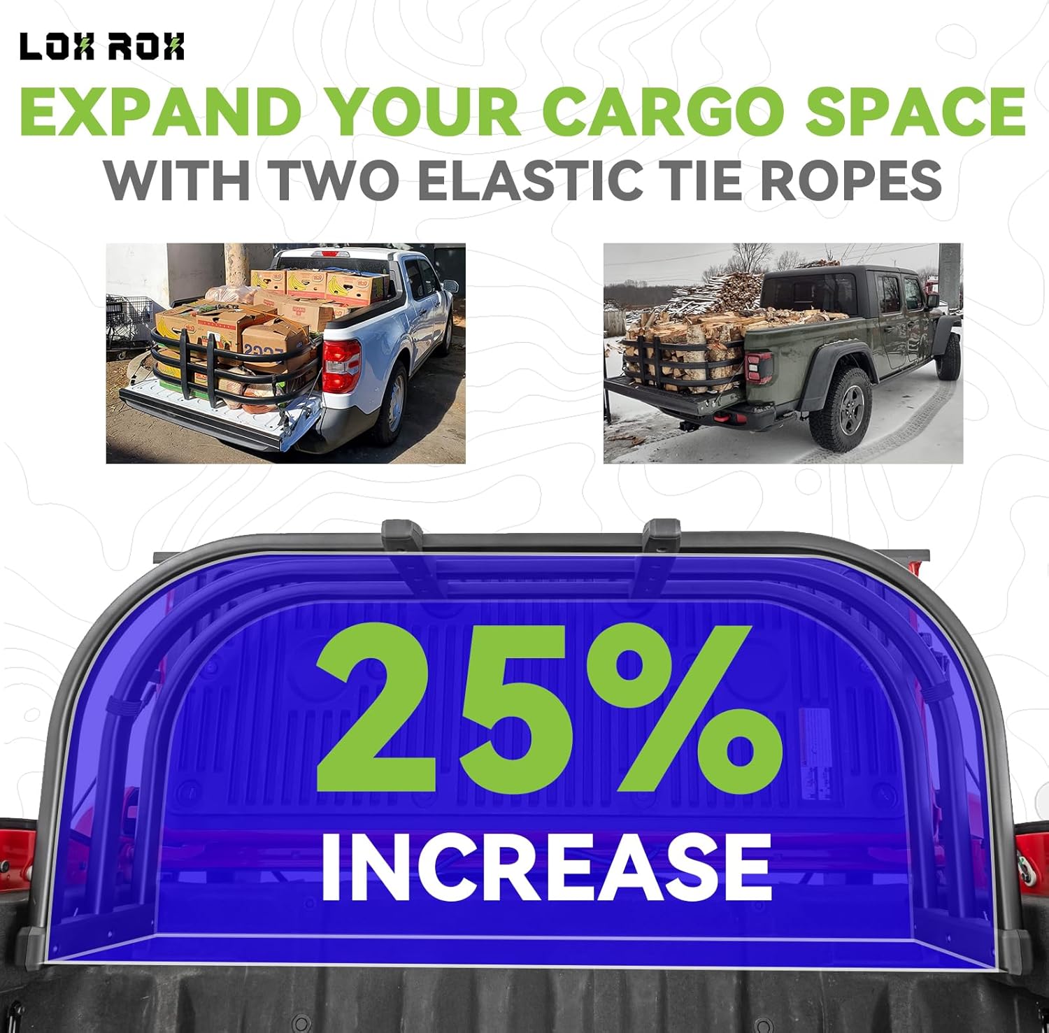 Extensión universal de cama para camioneta – LOX ROX | Extensor de puerta trasera aluminio - Image 3