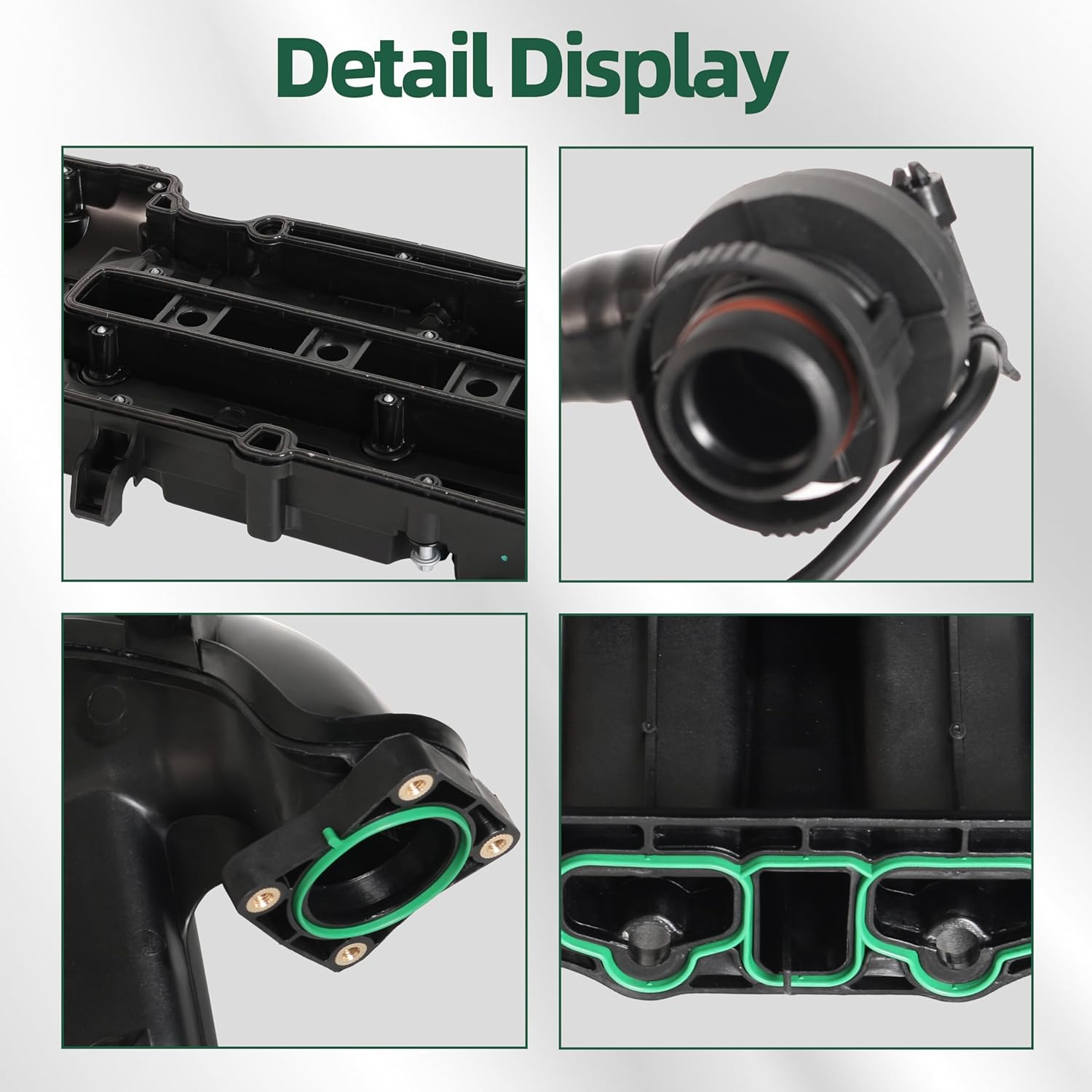 Juego de cubierta de válvula de motor y colector de admisión compatible con vehículos 1.4L - Image 6