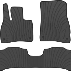 Alfombrillas de automóvil personalizadas Lwope para Mercedes-Benz EQE SUV (X294) 2023-2025 – Juego completo todo clima