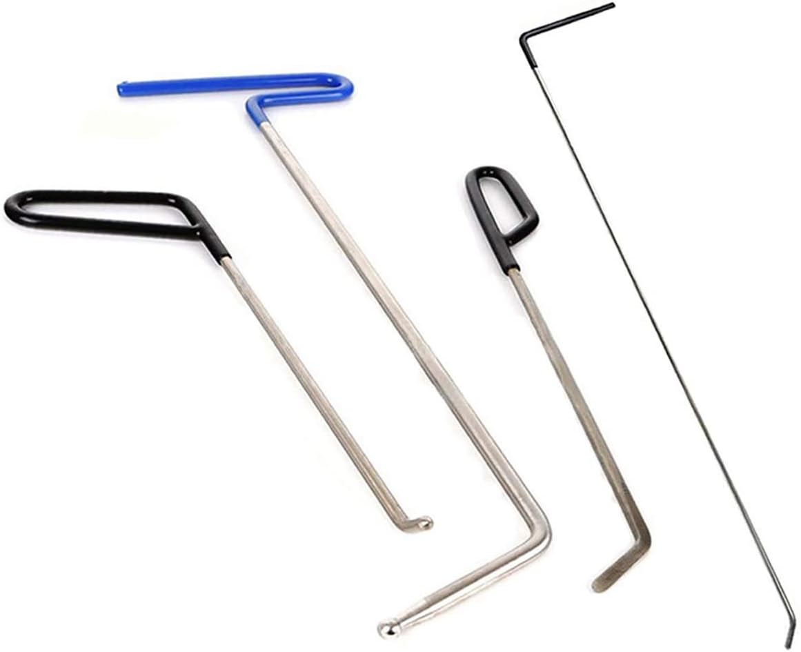 JMgist Kit de Varillas de Reparación de Abolladuras para Automóvil (4 Piezas)