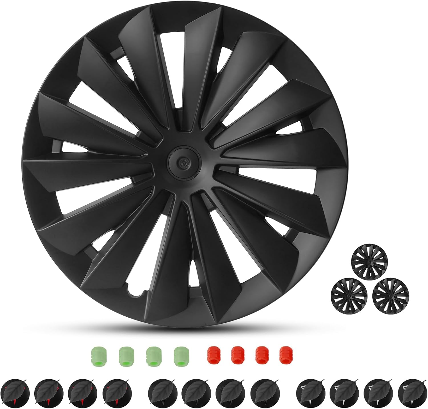 Fundas de Rueda Tewgug 19″ Swords Shadow para Tesla Model Y 2020-2024 (Kit 4 Piezas) - Image 2