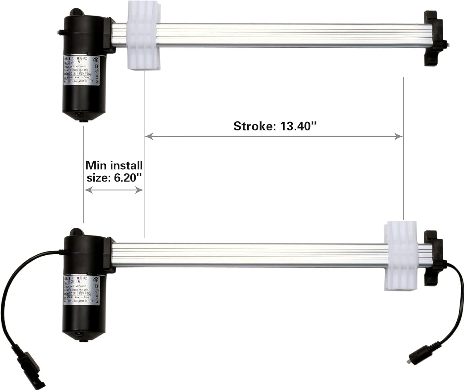Fruhdi Motor Reclinable Eléctrico Mulin ML18D06 / ML18-005 – Kit de Reemplazo de Actuador - Image 4