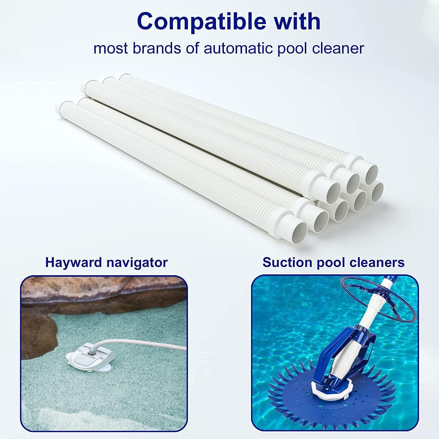 Manguera de Vacío para Piscina de 1.5″ con 8 Secciones – Compatible con Limpiadores Automáticos - Image 6