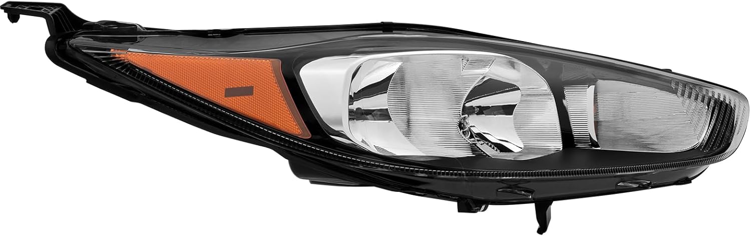Conjunto de Faros Delanteros Halógenos para Ford Fiesta 2014-2019, Carcasa Negra con Lado Ámbar (Par) - Image 6