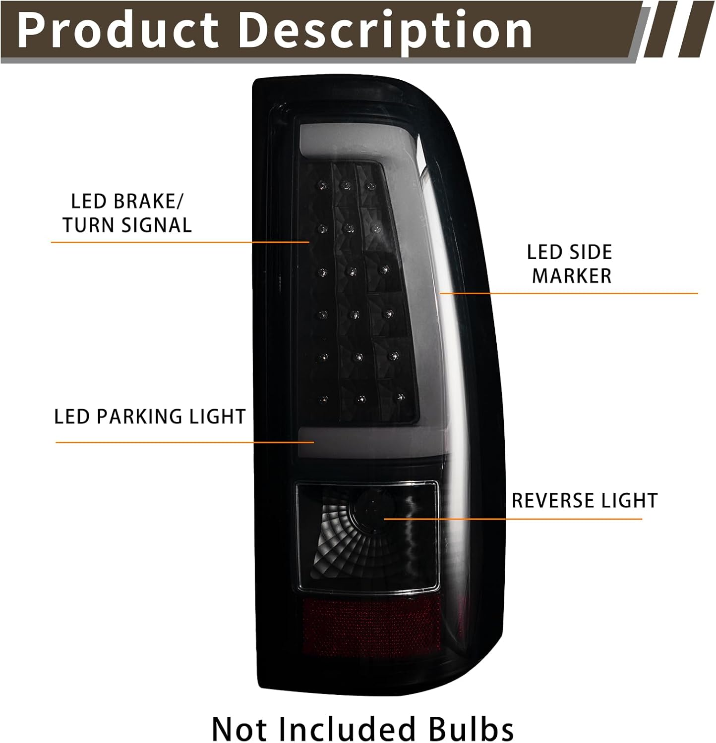 Conjunto de Luces Traseras LED para Chevy Silverado 2003-2006 (Par) - Image 4