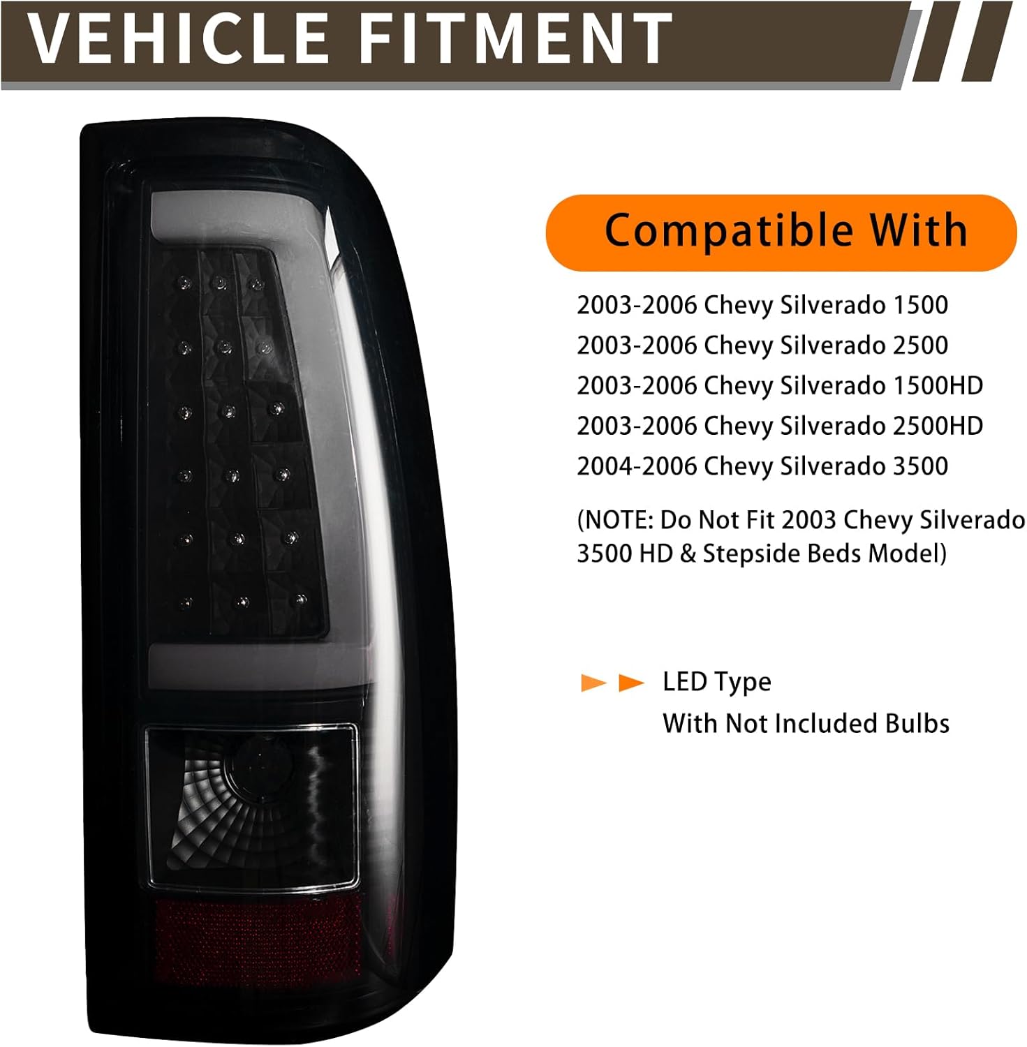 Conjunto de Luces Traseras LED para Chevy Silverado 2003-2006 (Par) - Image 3