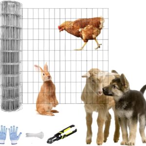 Panel de Valla de Alambre Soldado Galvanizado 2 ft x 100 ft