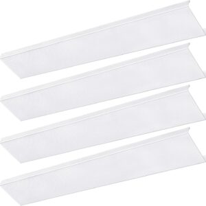 Cubiertas de Luz Fluorescente de 48” para Techo (Paquete de 4)
