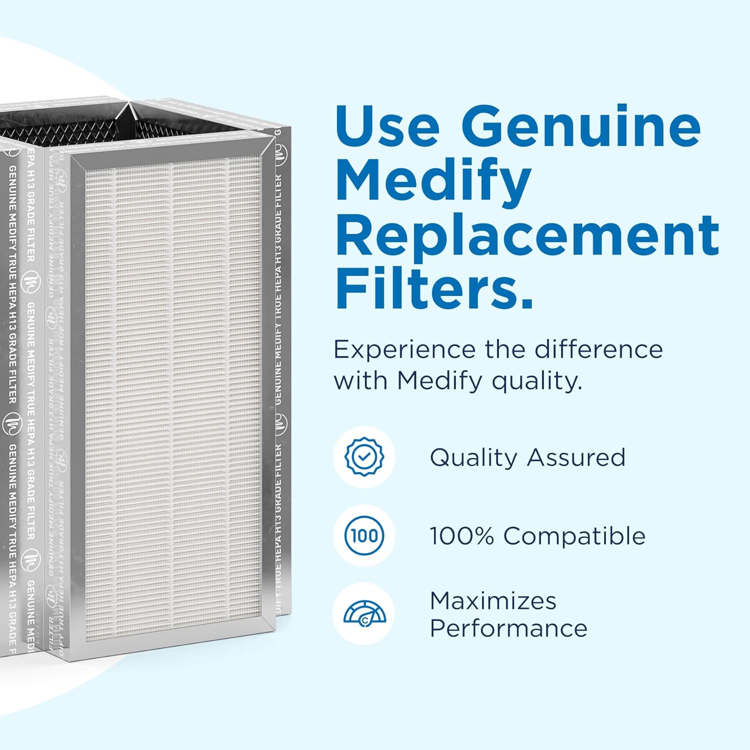 Filtro de Repuesto 3 en 1 para Purificador de Aire Medify MA-50 - Image 3