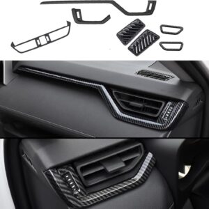 Cubierta Decorativa de Fibra de Carbono para Salidas de Aire Toyota RAV4 2019–2024